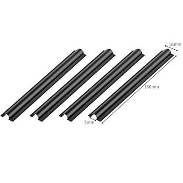 Imagem de Luqeeg Manga de Linha de Cobertura de Fio de Carro Macia e Durável para Uma Experiência de Direção Organizada e Segura, Organizadores de Cabo de 4 Unidades para Carregadores de Carro, Manga de Fio