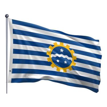 Imagem de Bandeira do Município de São José dos Campos Uma Face Estampada Tamanh