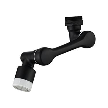 Imagem de Extensor de Torneira com 1080 Rotação 2 Modos Pulverização Adaptador Aerador Rotativo -Gotejamento para Pia Construção em Latão Fácil Instalar Chave A