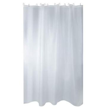 Imagem de Cortina de chuveiro elegante 3D – Forro impermeável de PEVA espesso com malha à prova de ferrugem, 180 cm x 80 cm para banheiros, hotéis