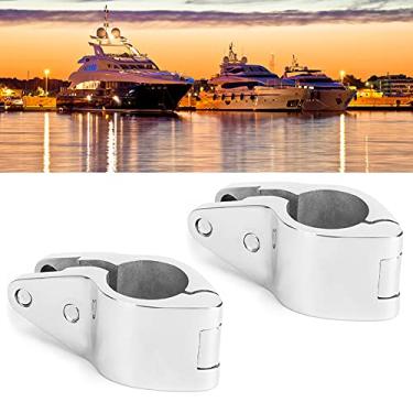 Imagem de Vroomoto 22 mm / 0,9 polegadas 25 mm / 1 polegada Braçadeira deslizante de mandíbula de barco de aço inoxidável para iates infláveis, fácil instalação, design durável, resistente à corrosão, à prova