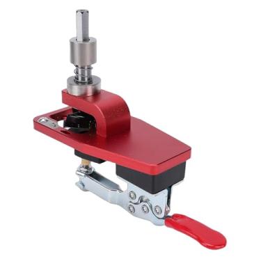 Imagem de Generic Gabarito de Dobradiça Oculta de 35 Mm, Perfurador de Perfuração de Dobradiça de Liga de Alumínio Com Placa de Prensa Ajustável para Posicionamento Rápido, para Portas de Armário