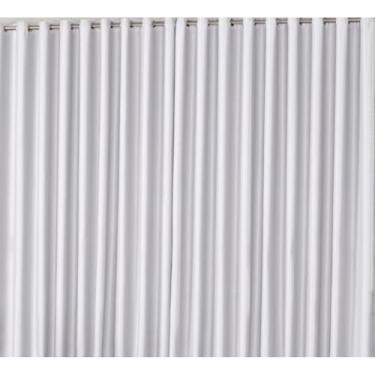 Imagem de Cortina Blecaute Blackout para Sala e Quarto - Tecido Funcional que Corta Luz, Ideal para Privacidade e Repouso Doméstico (GELO,2,00m X 1,40m)