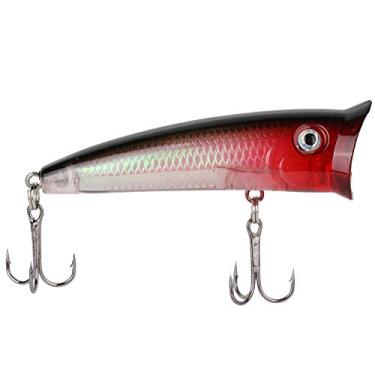 Imagem de Artificial 7cm plástico pesca isca dura flutuante popper peixe como iscas de pesca acessório (1#)