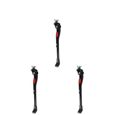 Imagem de 1-3/5 pçs suporte de pontapé de bicicleta de estrada suporte de alumínio mountain bike suporte lateral traseiro parkingrack portátil à prova de poeira parte de ciclismo(3 pcs)