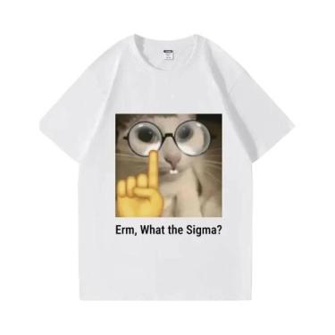 Imagem de Camiseta Engraçada Com Meme De Gato Para Homens E Mulheres, Estampa De