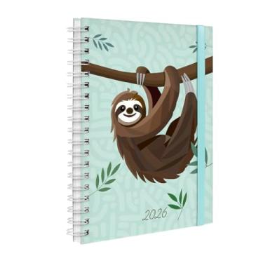 Imagem de Agenda Planner Semanal Plus 2026 Essência Ao Natural Preguiça