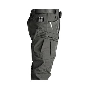 Imagem de Calças Táticas Masculinas Impermeáveis De Fleece Térmico Para Caminhad