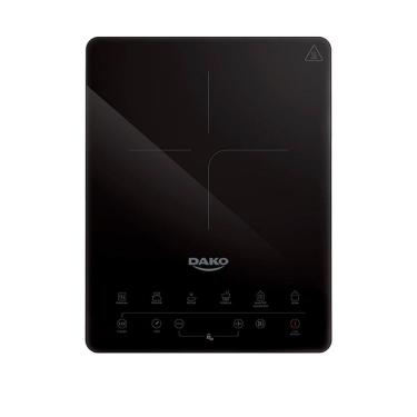 Imagem de Cooktop de Indução 1 Boca Dako com Mesa Vitrocerâmica e Indicador de Calor Preto 110V