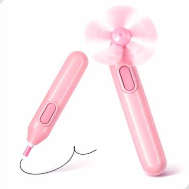 Imagem de Borracha Escolar Elétrica, Apaga Rápido e Sem Sujeira, Portátil, Funciona com Pilhas, Acompanha 6 Refis, Ideal para Crianças, Estudantes, adolescentes | Papelaria fofa divertida Kawaii (Rosa)