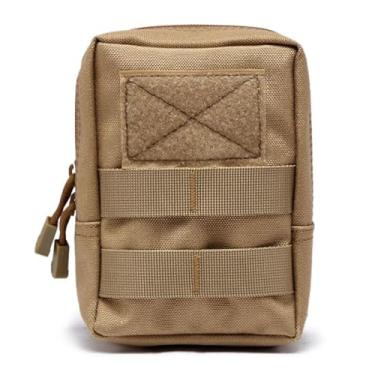 Imagem de Bolsa de cigarro tática Molle Pequena Bolsa Militar Bateria Cigarro Estojo de Cigarro EDC Utilitário Suporte para Isqueiro Slot Mini Charuto Pacote de Cintura (Cor Maddy)