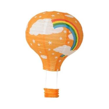 Imagem de Lanternas De Papel Em Forma De Balão De Ar Quente DIY De 12 Polegadas 