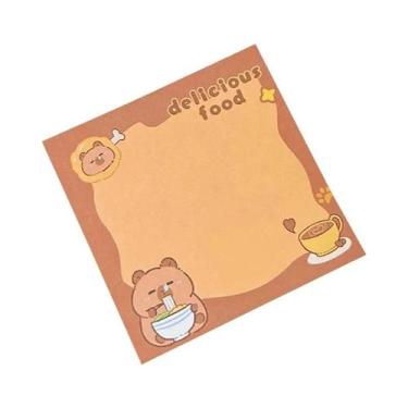 Imagem de Adesivos De Bloco De Notas De Capivara Em Desenho Animado Fofo, 50-200