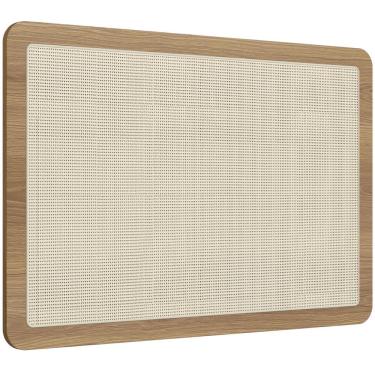 Imagem de Cabeceira Cama Box Solteiro Painel Com Telinha 90cm Moss A03 Hanover - Lyam Decor