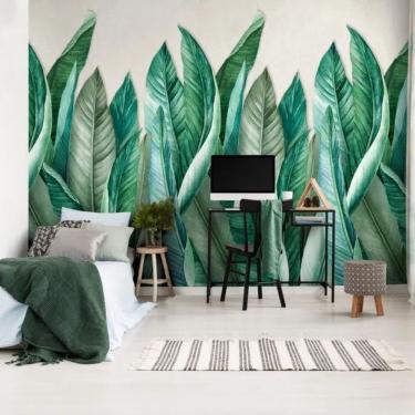 Imagem de Mural de Parede Wanderlust Folhagem Verde A39501