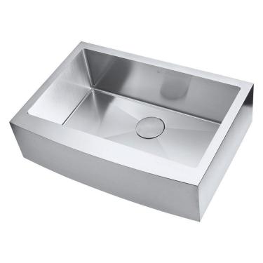 Imagem de Cuba Farmhouse Aço Inox 1mm Escovado Sa105p 75,6x52,7x22,9cm