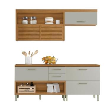 Imagem de Cozinha 3 Peças Princesa Nesher Freijó/off White