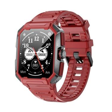 Imagem de Relógio Inteligente Masculino Smartch 7a20 à Prova D'água Vermelho