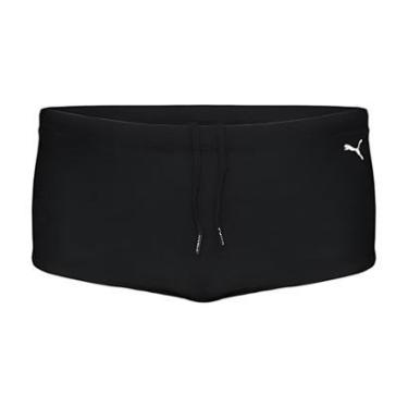Imagem de Sunga Masculina Puma Lateral Larga Original Praia Piscina Natação Conforto e Estilo-Masculino