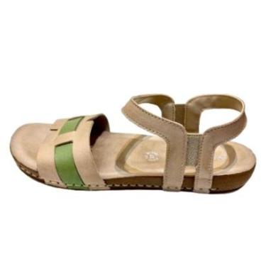 Imagem de Sandália Da Andacco Com Tira Verde Cor:;tamanho:38-Feminino