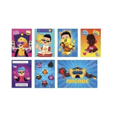 Imagem de Cartaz Decorativo Festa PK XD Colorido 8 Peças Cromus - Inspire sua Fe