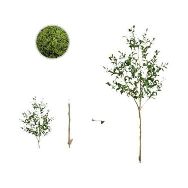 Imagem de Grande Árvore Artificial De Oliveira De 120-180CM, Planta Falsa Modern