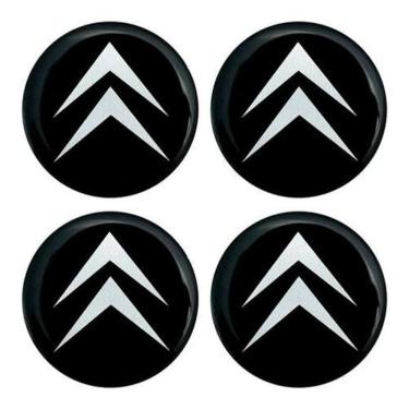 Imagem de 4 Emblema Resinado Centro Calota Aro Aro 14 15 Citroen C3 C4