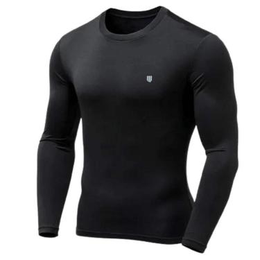 Imagem de Camisa Térmica Make Peace UV Segunda Pele Protação Solar 50+ Manga Longa Masculina-Masc...