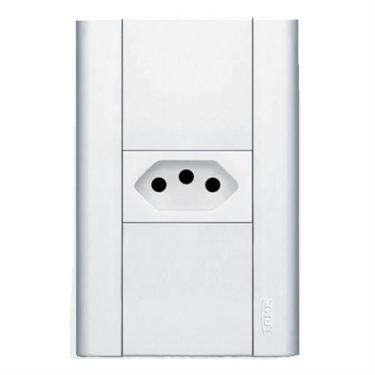 Imagem de Conjunto Tomada 2p+t 20a 250 Volts Modulare - 1430 - Fame Conj.tomada 2p+t 20a Md Fame 1430 .