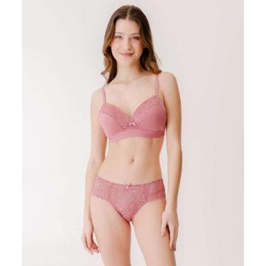 Imagem de Calcinha Biquíni Renda Marisa Rosa-37002, Rosa, M
