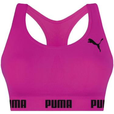 Imagem de Top Puma Feminino Alta Sustentação Fitness Fit Para Academia Treino Corrida-Feminino