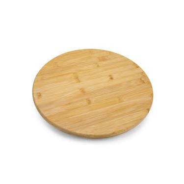 Imagem de Tábua com Base Giratória Euro Home Redonda 35cm Bambu Natural