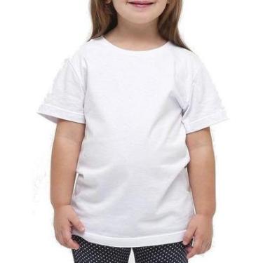 Imagem de Roupa De Criança Infantil Menina Menino Básica Lisa Camiseta-Unissex