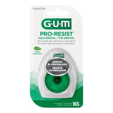Imagem de Fio dental pro resist 165m menta encerado GUM