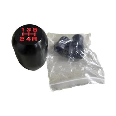 Imagem de Manopla De Câmbio Universal De Alumínio Carbono Preto 5/6 Velocidades 