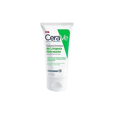 Imagem de CeraVe, Espuma Cremosa de Limpeza Hidratante, com Ácido Hialurônico 140g, Cor: Branco
