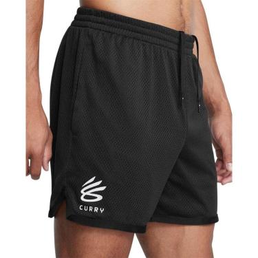 Imagem de Shorts de Basquete Masculino Under Armour Curry Splash 2GG Preto-Masculino
