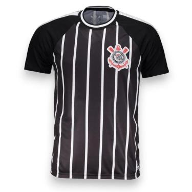 Imagem de Camisa Corinthians Raglan Dry Logo Bordado-Masculino