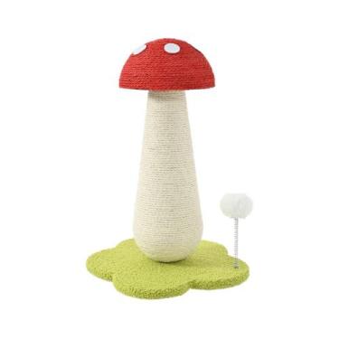 Imagem de Arranhador para gatos importado cogumelo 50cm - FUNFORPETS IMP.