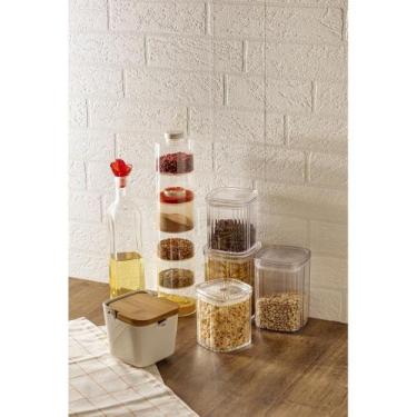 Imagem de 6 Porta Temperos Lyor My Box de Plástico Empilháveis