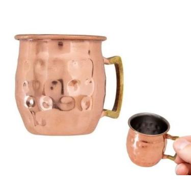 Imagem de Mini Caneca Mimo Shot Style Moscow Mule Inox Bronze 60ml - Mimo Style