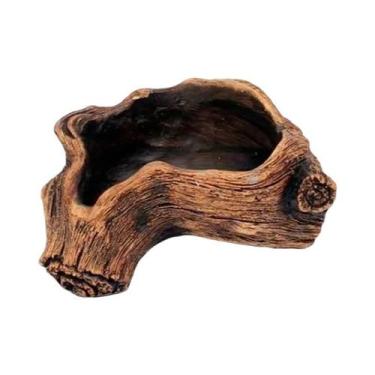 Imagem de Vaso De Cimento Retrô Criativo Com Imitação De Tronco De Árvore Para S