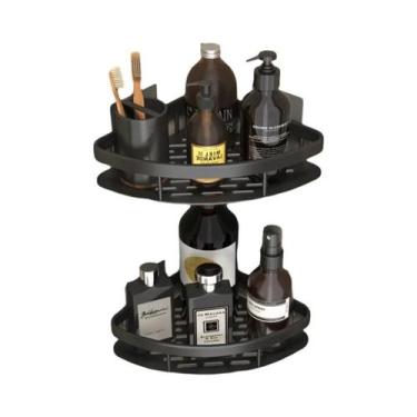 Imagem de Prateleira De Canto Para Banheiro Em Liga De Alumínio Sem Furos, Supor