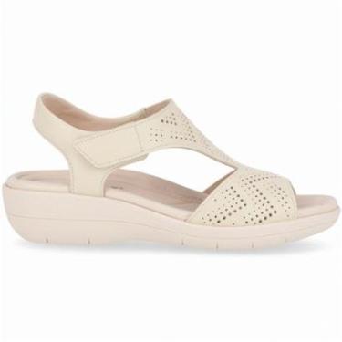 Imagem de Sandália Anabela Piccadilly Conforto Plantar Joanetes Leve-Feminino