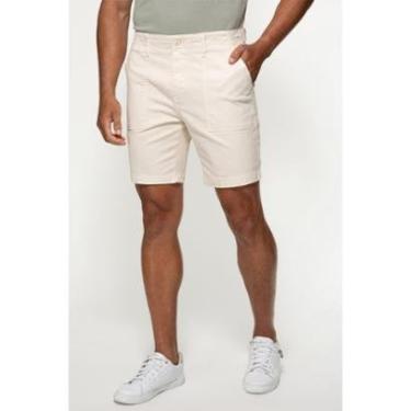 Imagem de Bermuda Sarja Espinha de Peixe Bege-Masculino