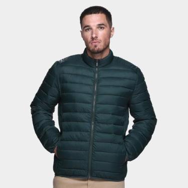 Imagem de Jaqueta Puffer Hering Masculina, Verde, EGG