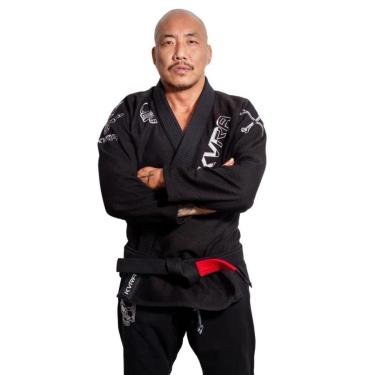 Imagem de Kimono de Jiu Jitsu KVRA Silver Preto Kimono de Jiu Jitsu KVRA Silver Preto A1-Masculino