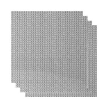 Imagem de Placas Base Clássicas 32x32 E 16x32 (4 Peças) Para Blocos De Montar DI