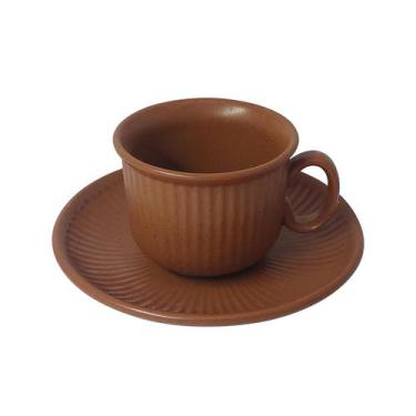 Imagem de Jogo de 12 pecas Cafe Wellig Ceramica Terracota 90ml -L Hermitage - L'
