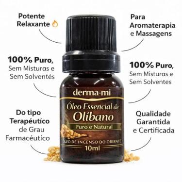 Imagem de Óleo Essencial De Olíbano Premium 10ml Boswellia Carterii - NoBrand